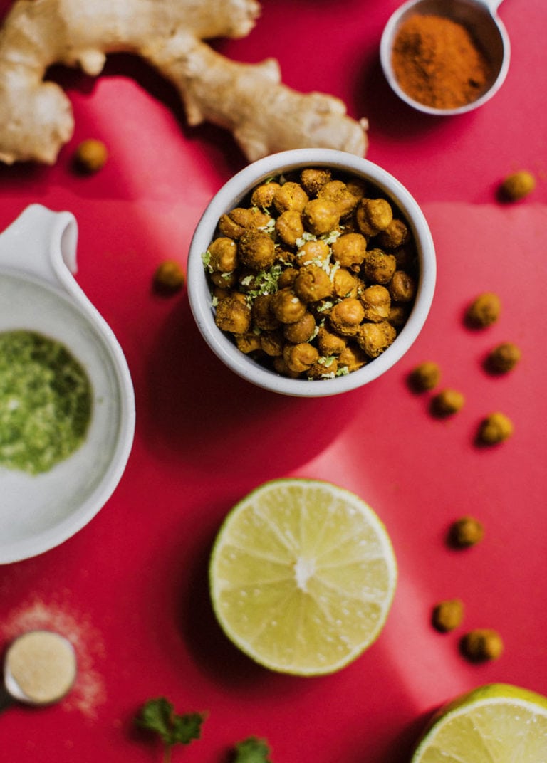 Curry Roasted Chickpeas